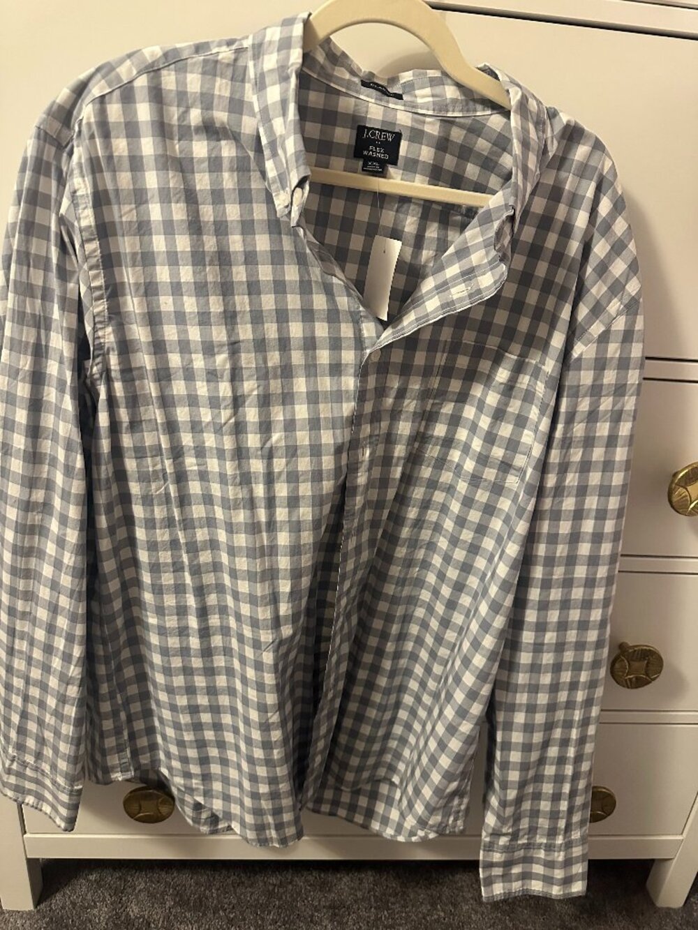 NEW J.Crew Flex Washed Classic fit button down XXL
